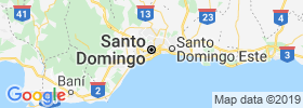 Santo Domingo map